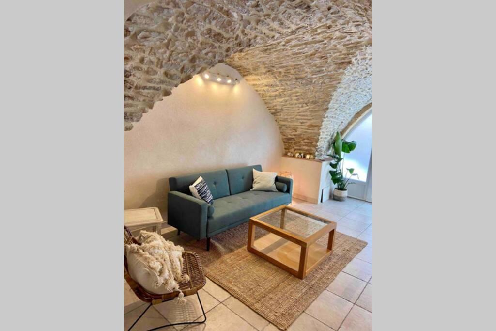 Superbe appartement en pierre fraîchement rénové Bernis Extérieur photo